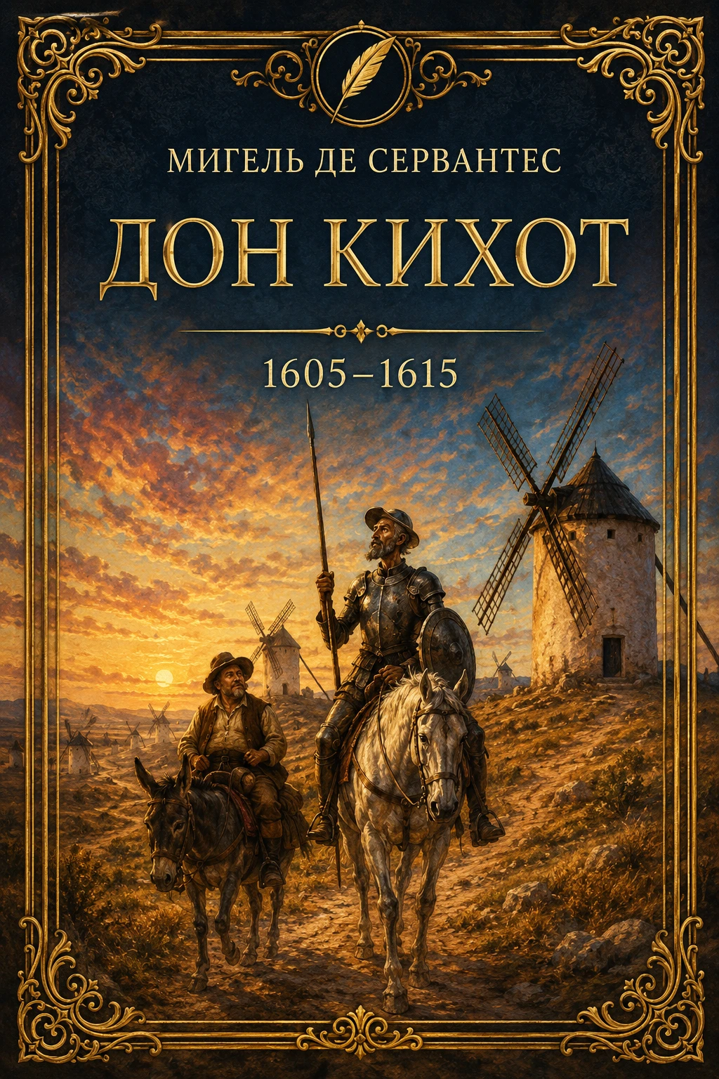 Иллюстрация к разделу «4. Мигель де Сервантес - «Дон Кихот» (1605-1615)»